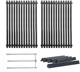 Hongso 7525 grill grate pair for Weber Genesis fits snugly and cleans easily.