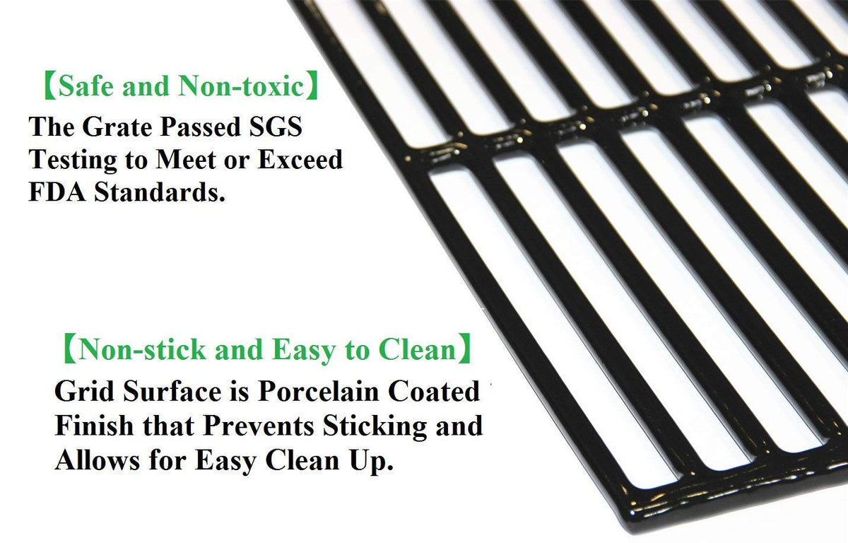 Hongso grill grates with precise dimensions for compatible Chargriller models