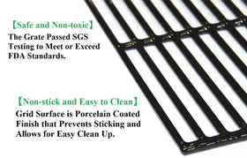Hongso grill grates with precise dimensions for compatible Chargriller models