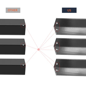 Hongso heat plates shield on Chargriller 5050 setup supports longer life