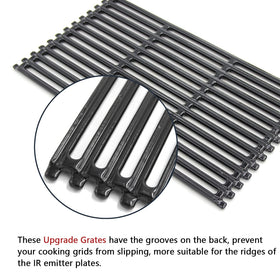 Hongso easy-clean porcelain coating resists sticking after grilling