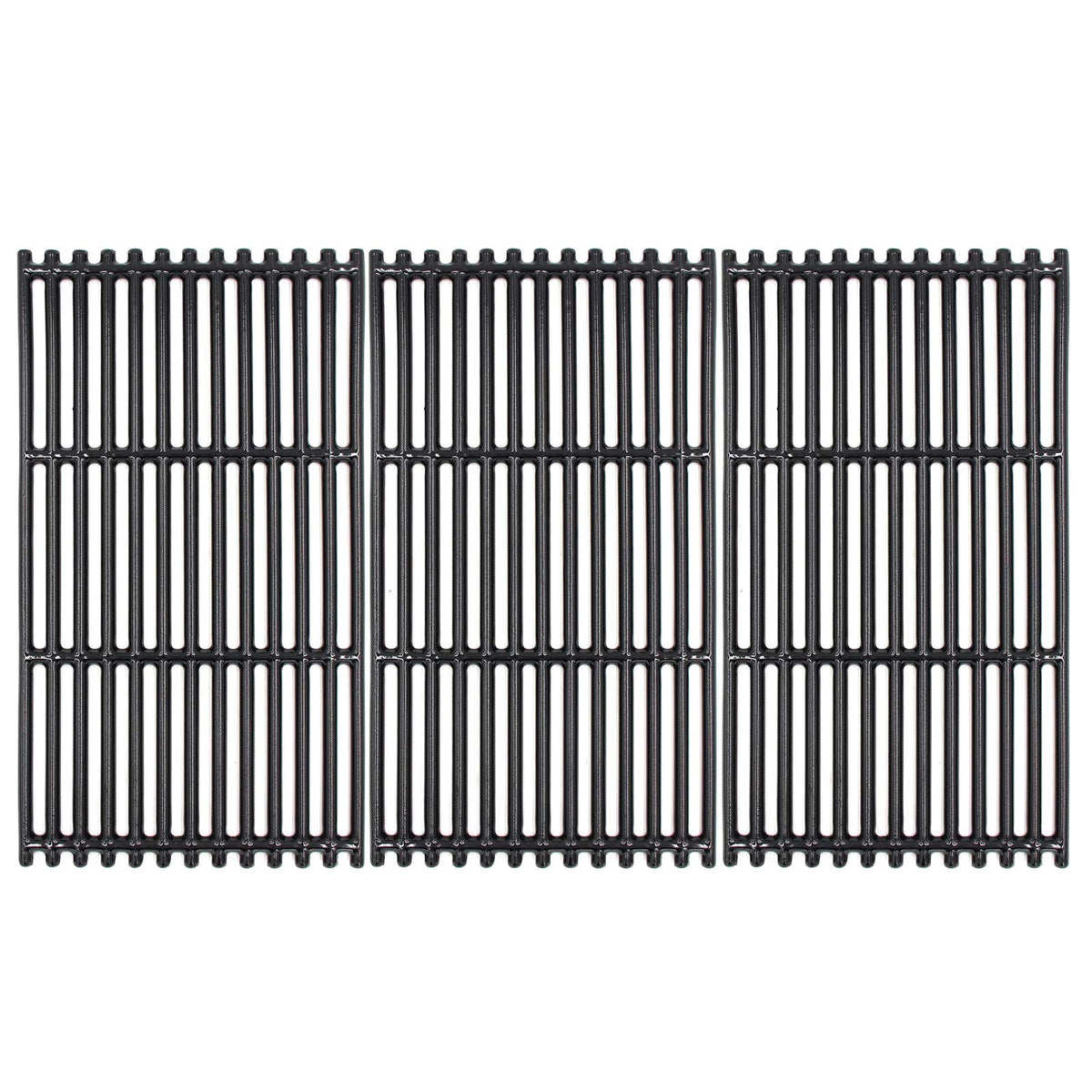 Hongso porcelain-coated cast iron grate front view for even heat distribution