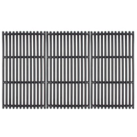 Hongso porcelain-coated cast iron grate front view for even heat distribution