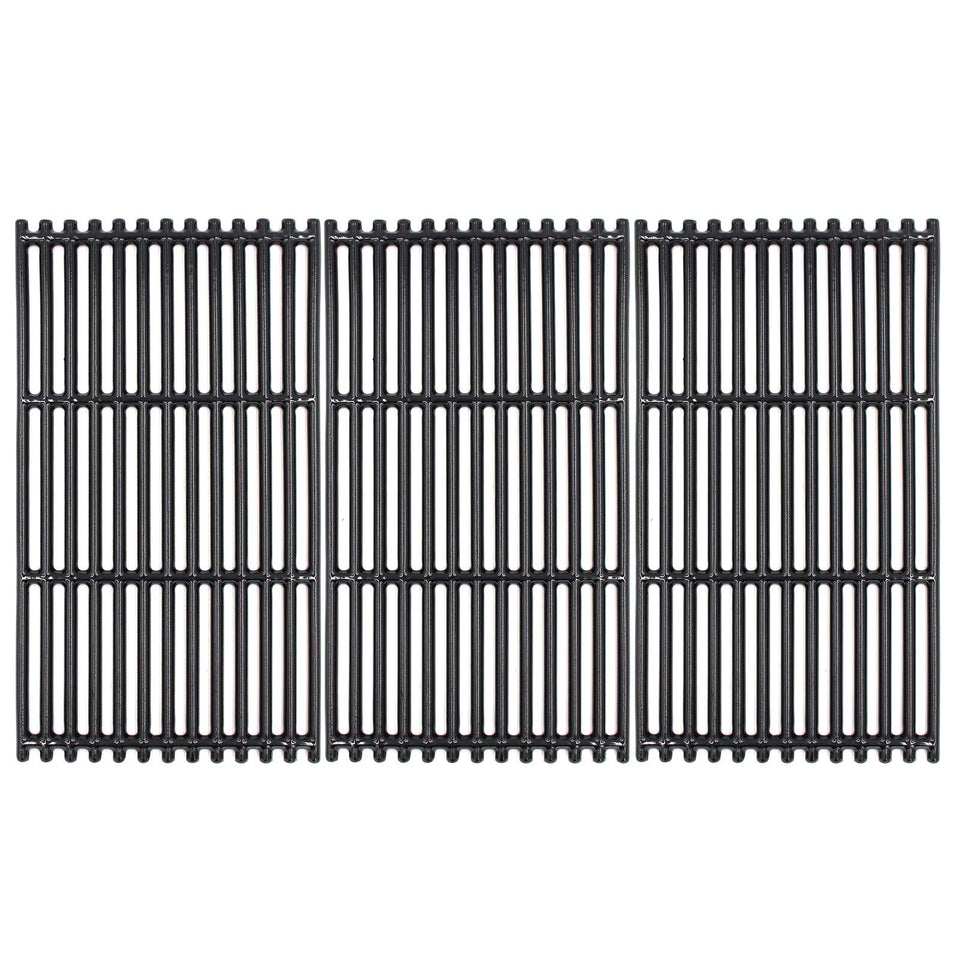 Hongso porcelain-coated cast iron grate front view for even heat distribution
