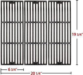 Hongso porcelain-coated cast iron grates ready for professional-sear grilling