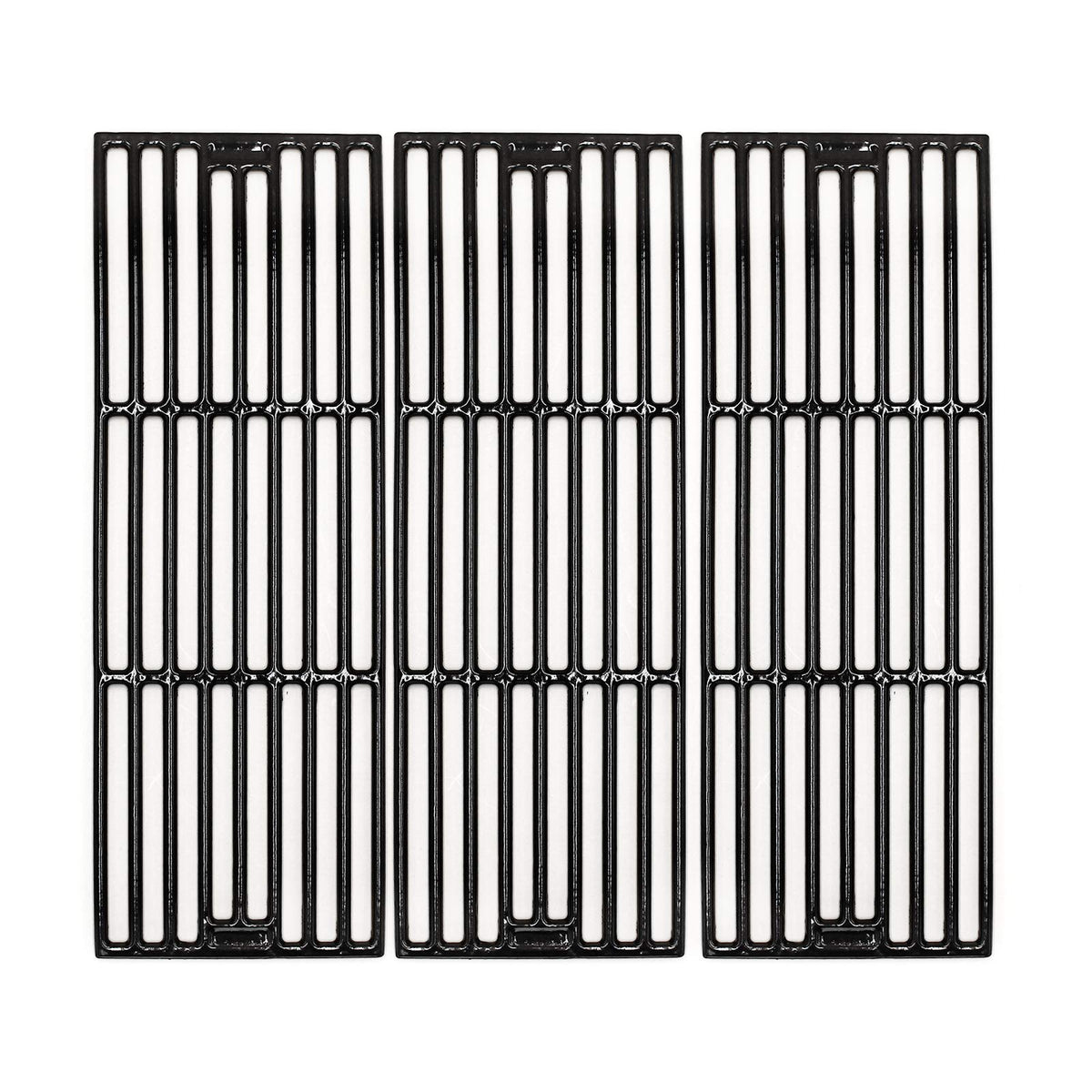 Hongso porcelain-coated cast-iron grill grates installed on Chargriller for even searing.