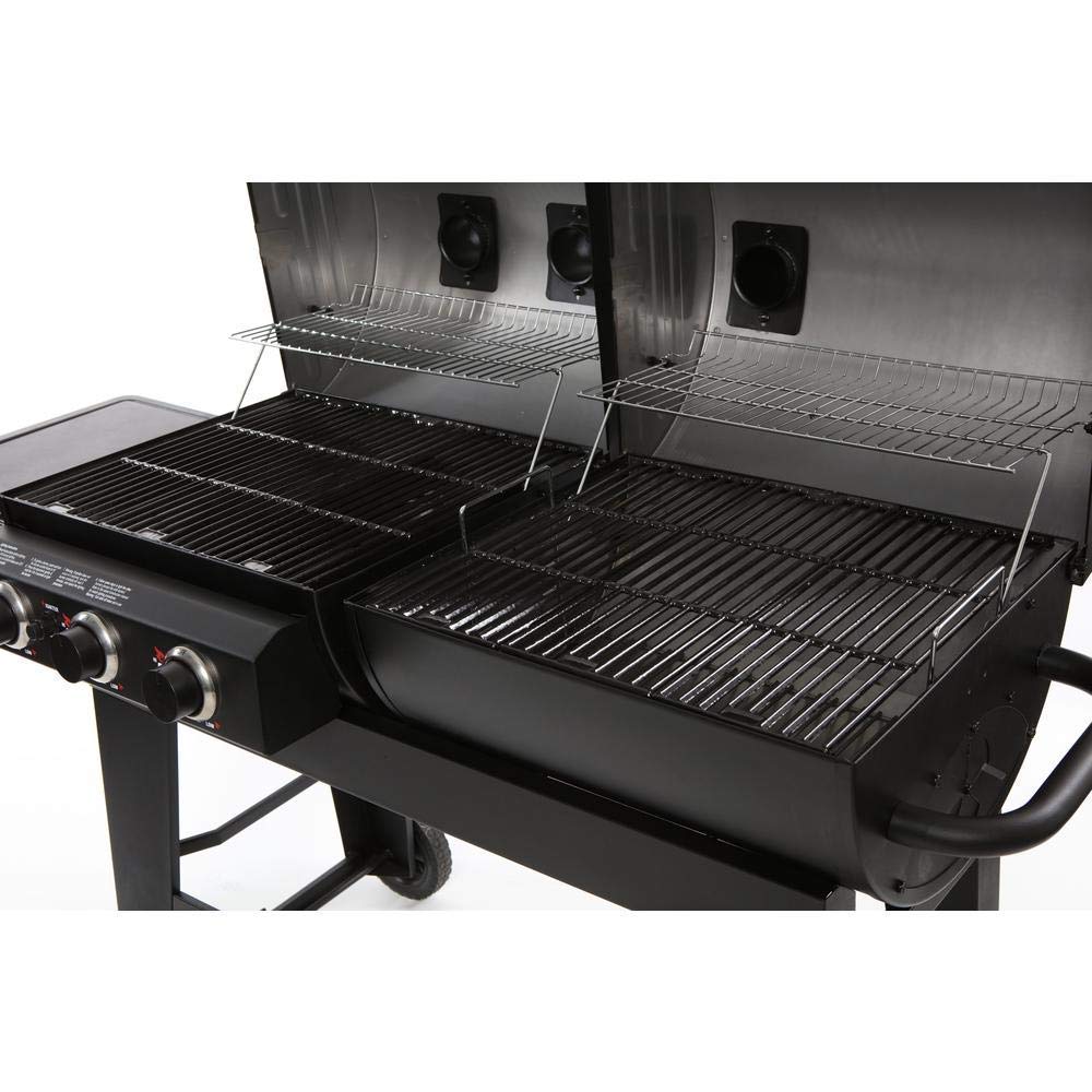 Hongso porcelain-coated cooking surface provides easy release and cleanup
