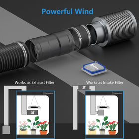 Hon&Guan 3in inline blower delivers whisper-quiet operation in workshop or bathroom environments.