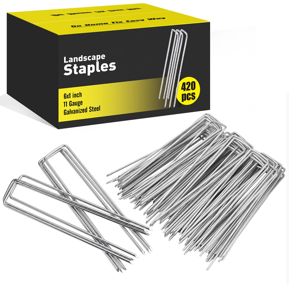 HongWay 6in galvanized stake with beveled tip for easy ground penetration