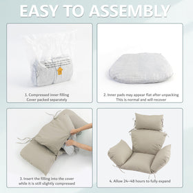 Honorbox cushion recovers after compression for quick ready use outdoors.