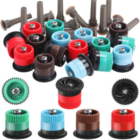Honoson 4-van variable arc nozzle enables adjustable spray for efficient irrigation.