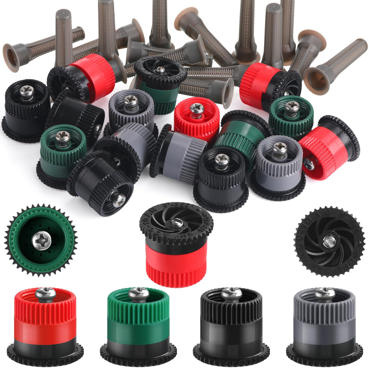 Honoson 10-van variable-arc nozzle head with adjustable spray for precise coverage