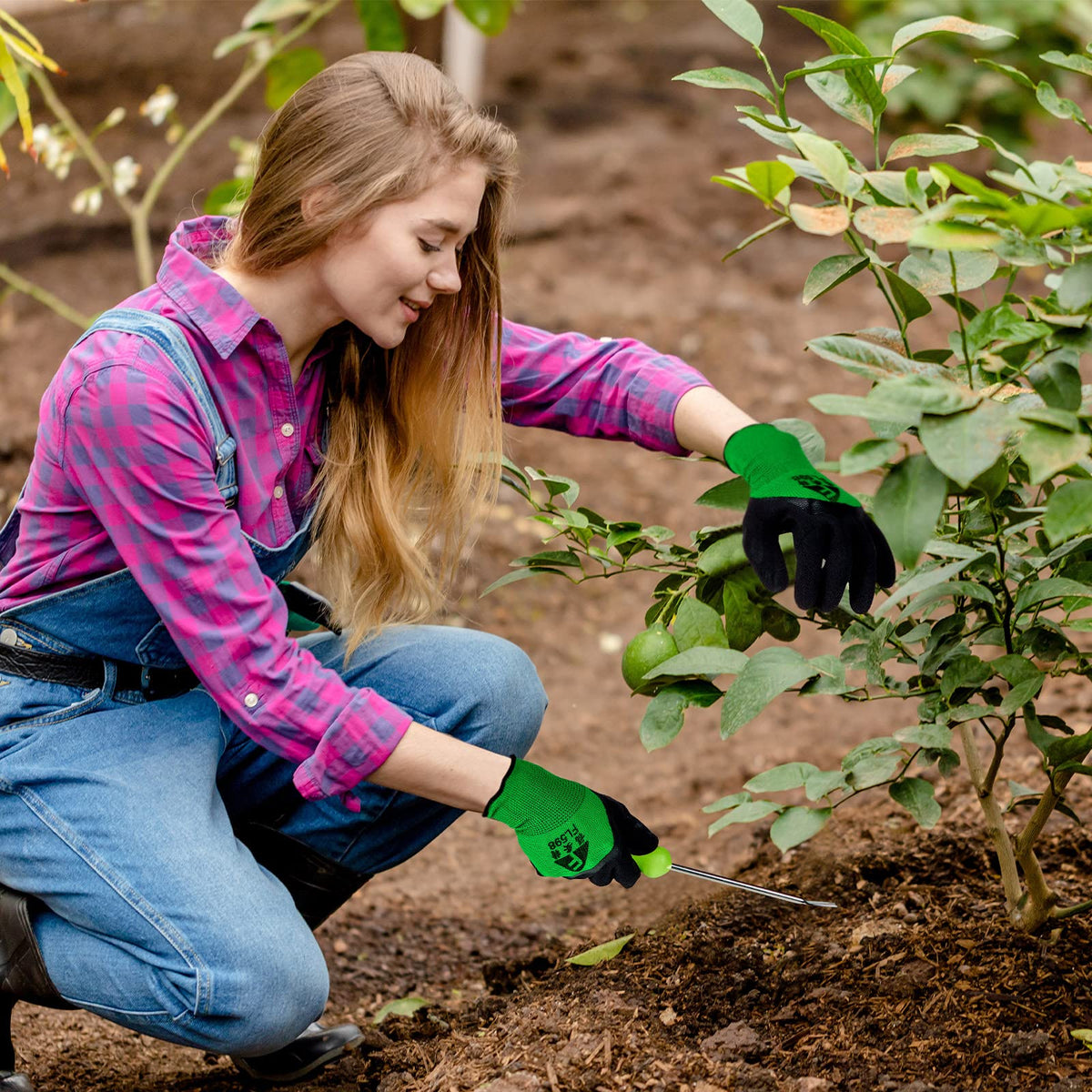 Honoson aluminum shaft leverages ground for easier weed removal