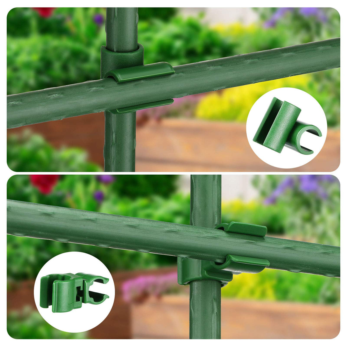 Honoson cross buckle adjustable connector close-up enabling flexible frame angles