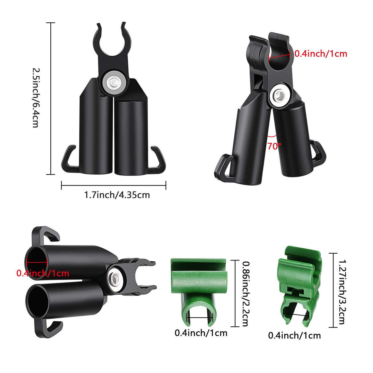 Honoson cross buckle fixing connector close-up shows secure climbing support