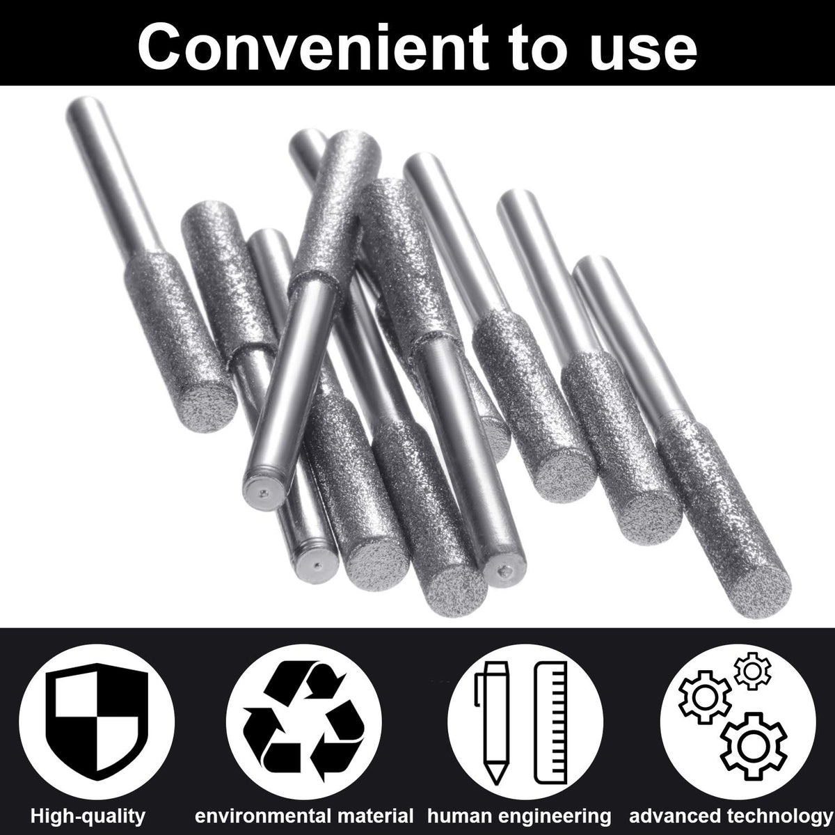 Honoson easy-attach sharpening bits help polish chainsaw teeth efficiently