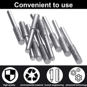 Honoson easy-attach sharpening bits help polish chainsaw teeth efficiently