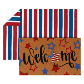 Honoson front porch decor set creates a warm, welcoming entryway.