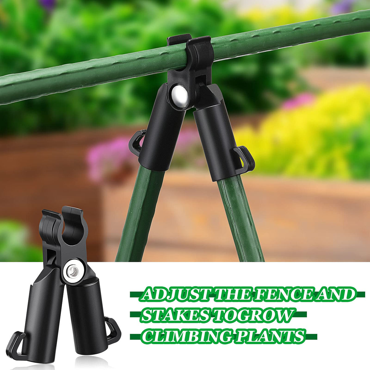 Honoson garden connector buckles ideal for tomato and grape trellises.