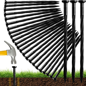 Honoson landscaping spikes secure lawn edging and durable ground stakes for outdoor use