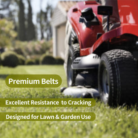 Honoyam 5/8-inch width belt reduces belt slip during mowing