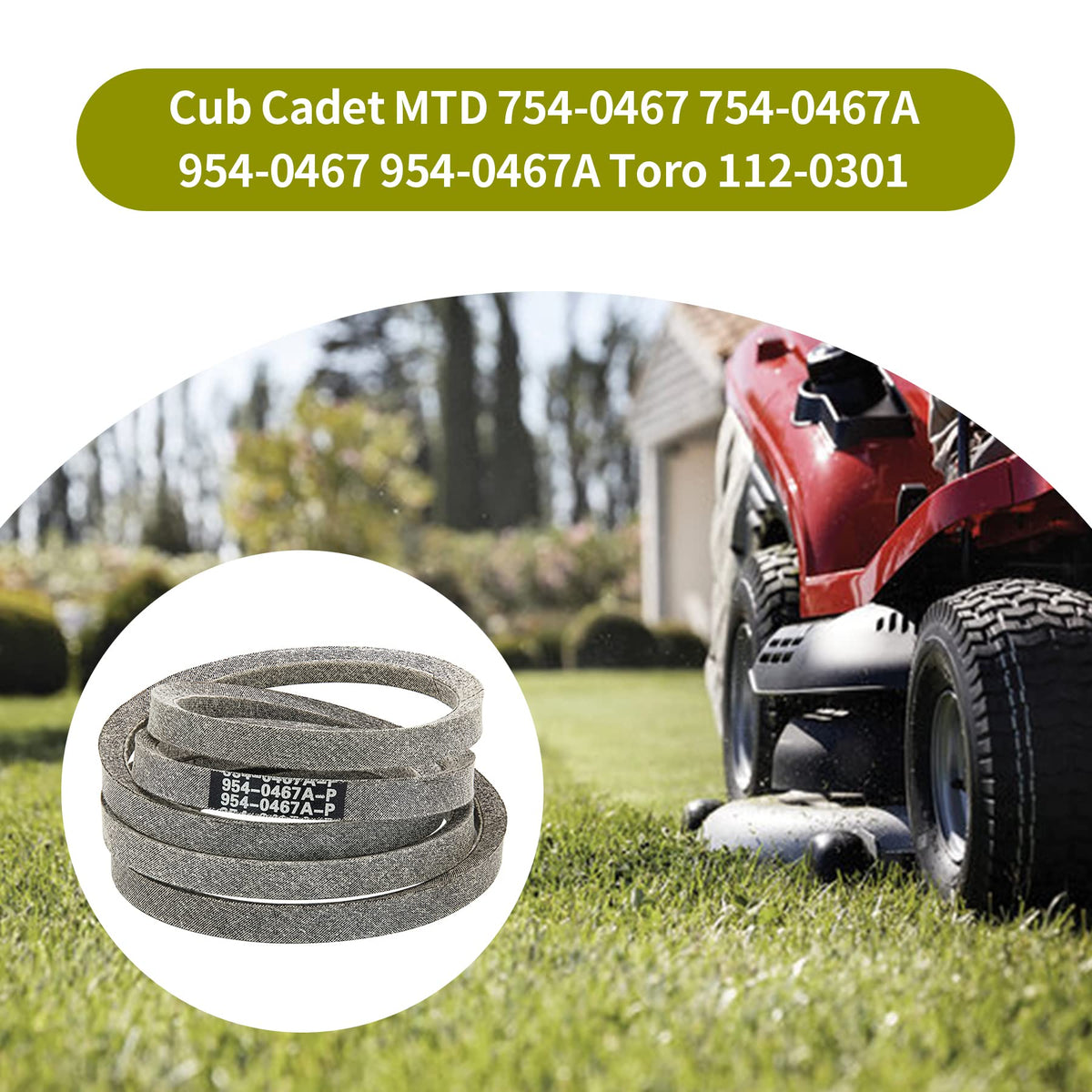 Honoyam 90.5-inch belt length ensures precise fit