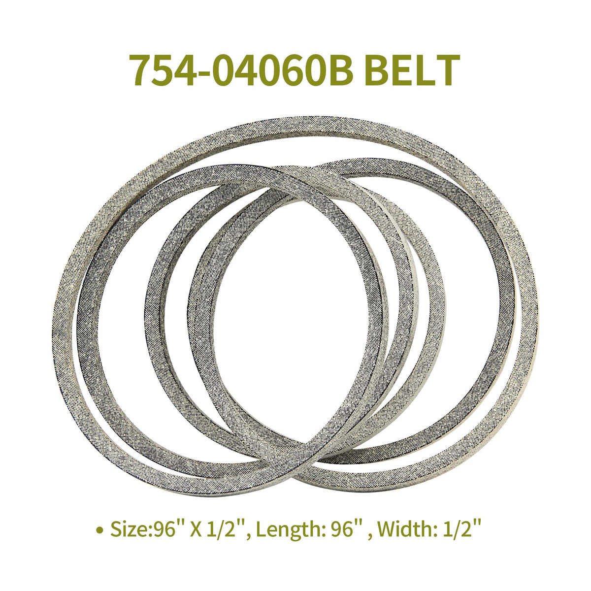Honoyam 954-04060C belt installed on a 42-inch mower deck for smooth operation
