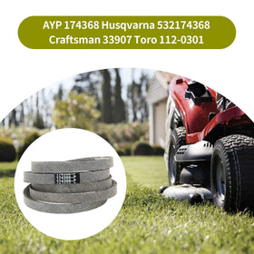 Honoyam belt reinforced with fiber cords for durability and longevity.