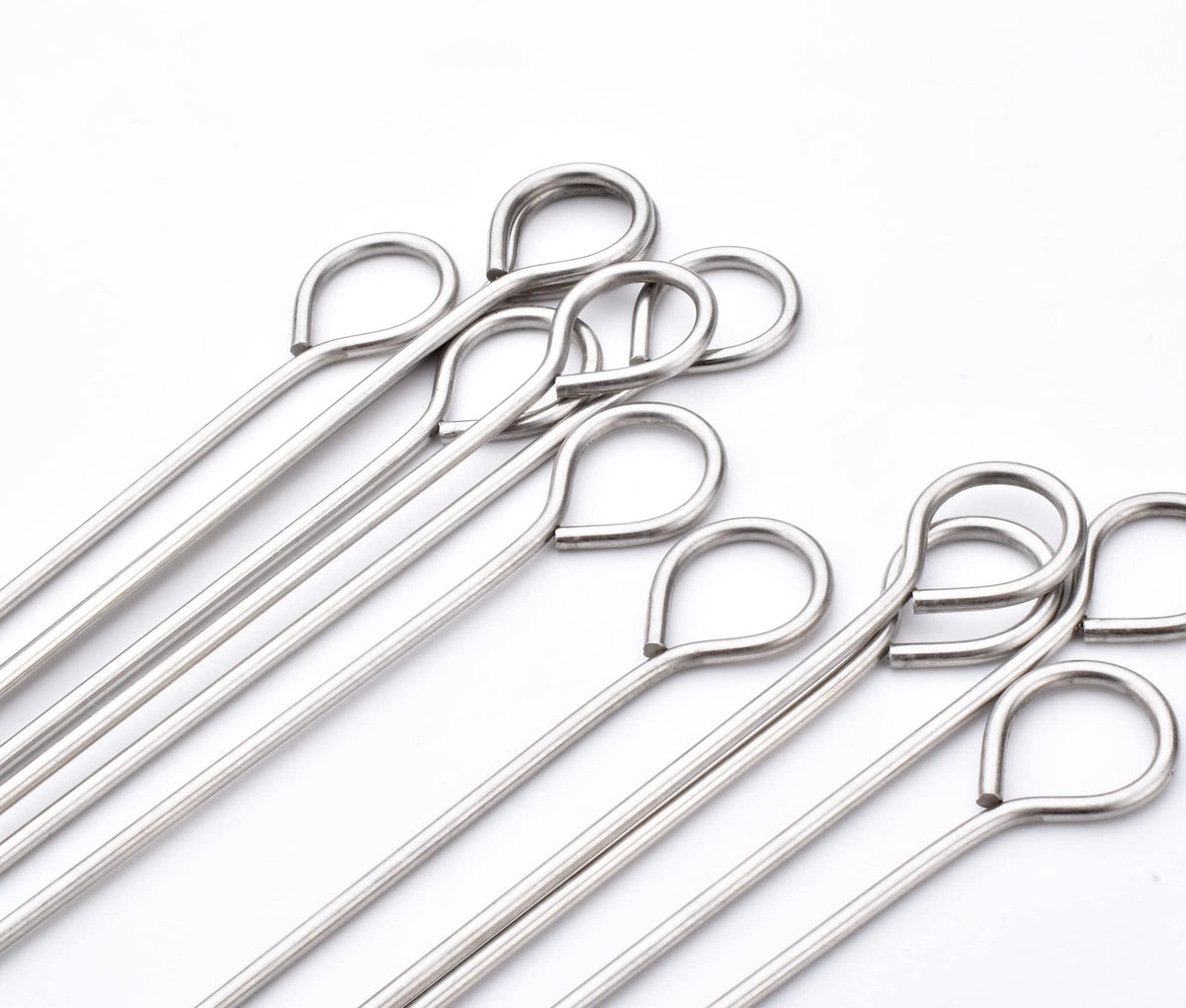 HONSHEN 25 cm skewers pack of 12 for family grilling