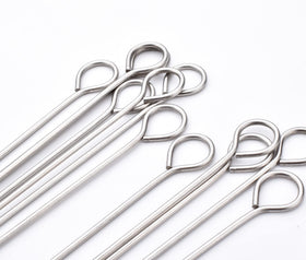 HONSHEN 25 cm skewers pack of 12 for family grilling