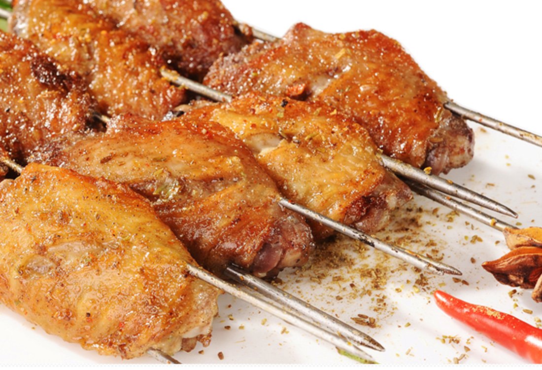 HONSHEN 12 pack skewers ideal for chicken beef and vegetables