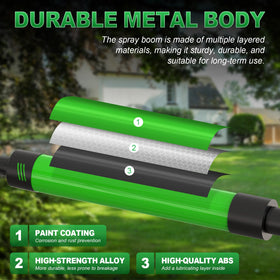Honszex duster used in garden settings for fine powders