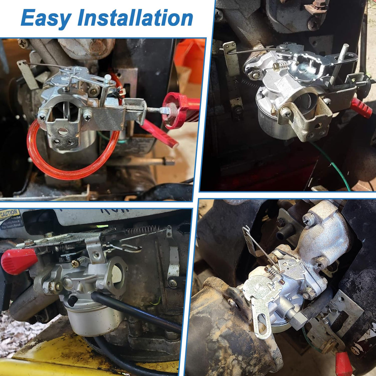 Tecumseh 4-5 HP engines: HOOAI carburetor delivers consistent fuel delivery.