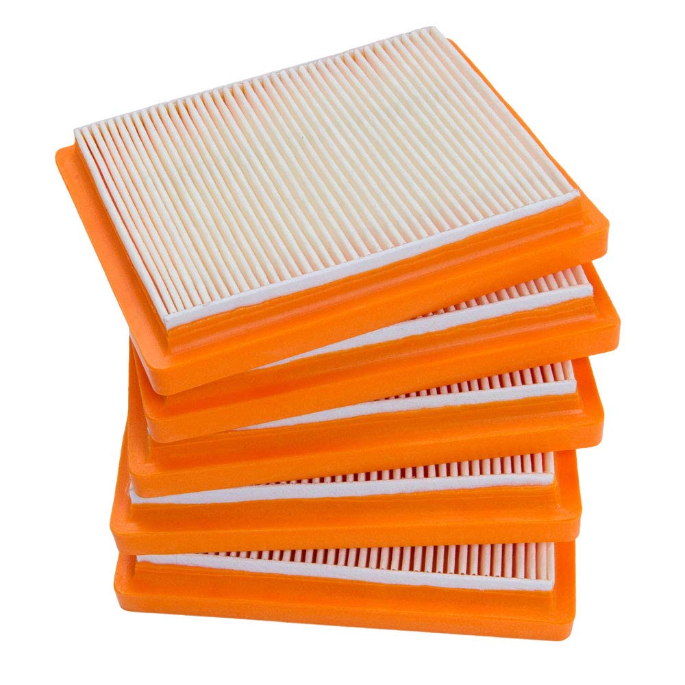 HOODELL 5-pack air filter pack-shot for Kohler XT650/XT675 engines, convenient back-up replacements.