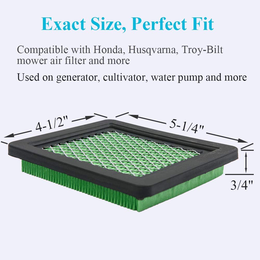 HOODELL air filter makes lawn care setup quick with easy replacement