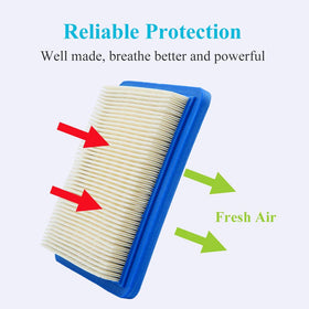 HOODELL air filter packaging view ready for easy installation.