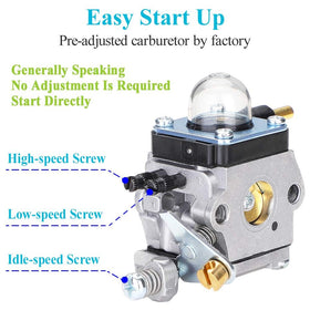 HOODELL air filter and spark plug included for maintenance readiness.