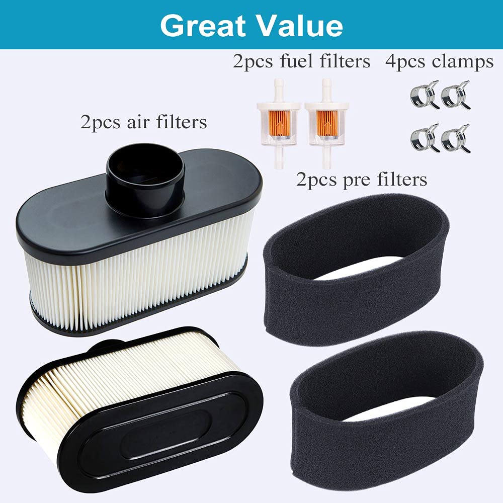 HOODELL durable filter element for consistent filtration in dusty mowing