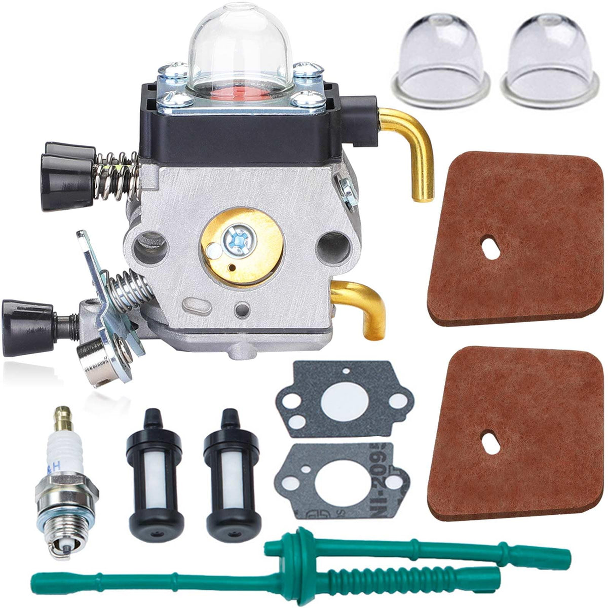 HOODELL FS55 carburetor kit assembly facilitates a quick, reliable rebuild