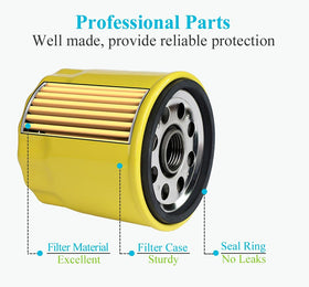 HOODELL 27-micron filtration captures fine debris for engine protection
