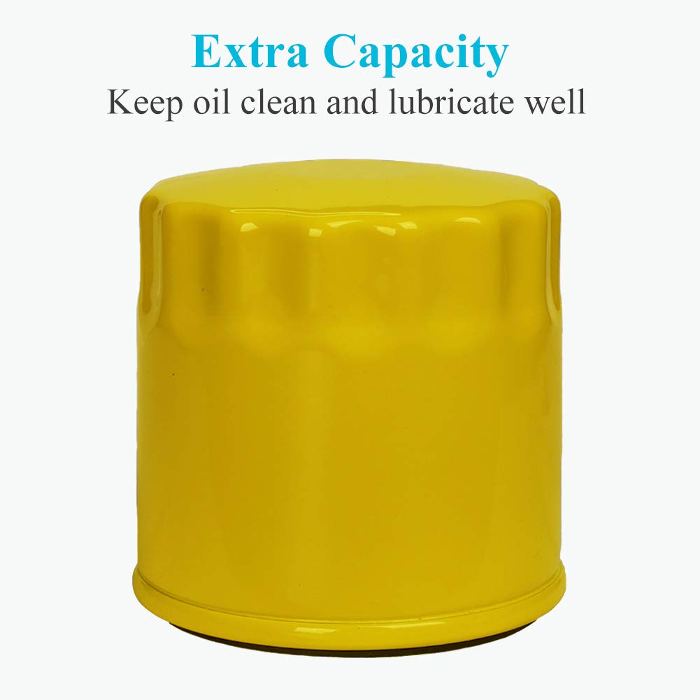 HOODELL oil filter side view highlighting sturdy construction