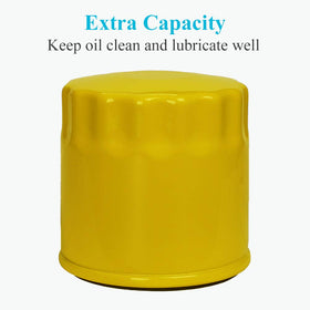 HOODELL oil filter side view highlighting sturdy construction