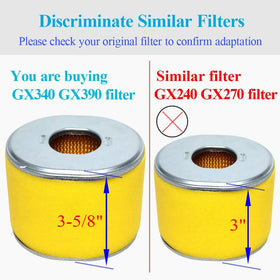 HOODELL packaging includes filters and pre-cleaners for value