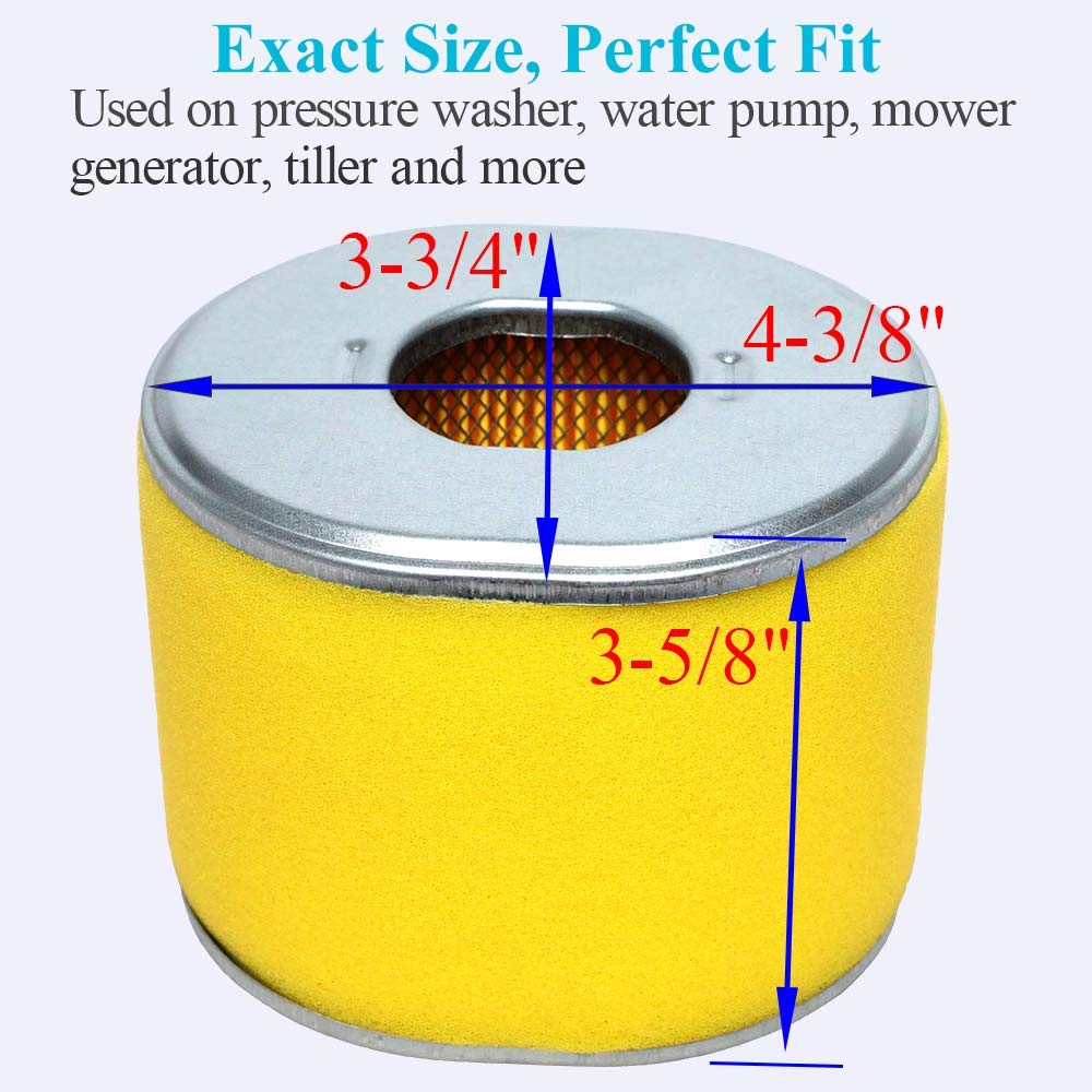 HOODELL pre-cleaner included helps extend filter life during tough jobs.