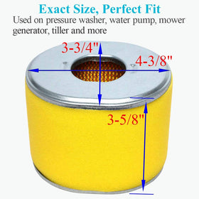 HOODELL small engine air filter fits GX340 and GX390