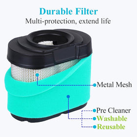 HOODELL washable pre cleaner beside filter for extended life.