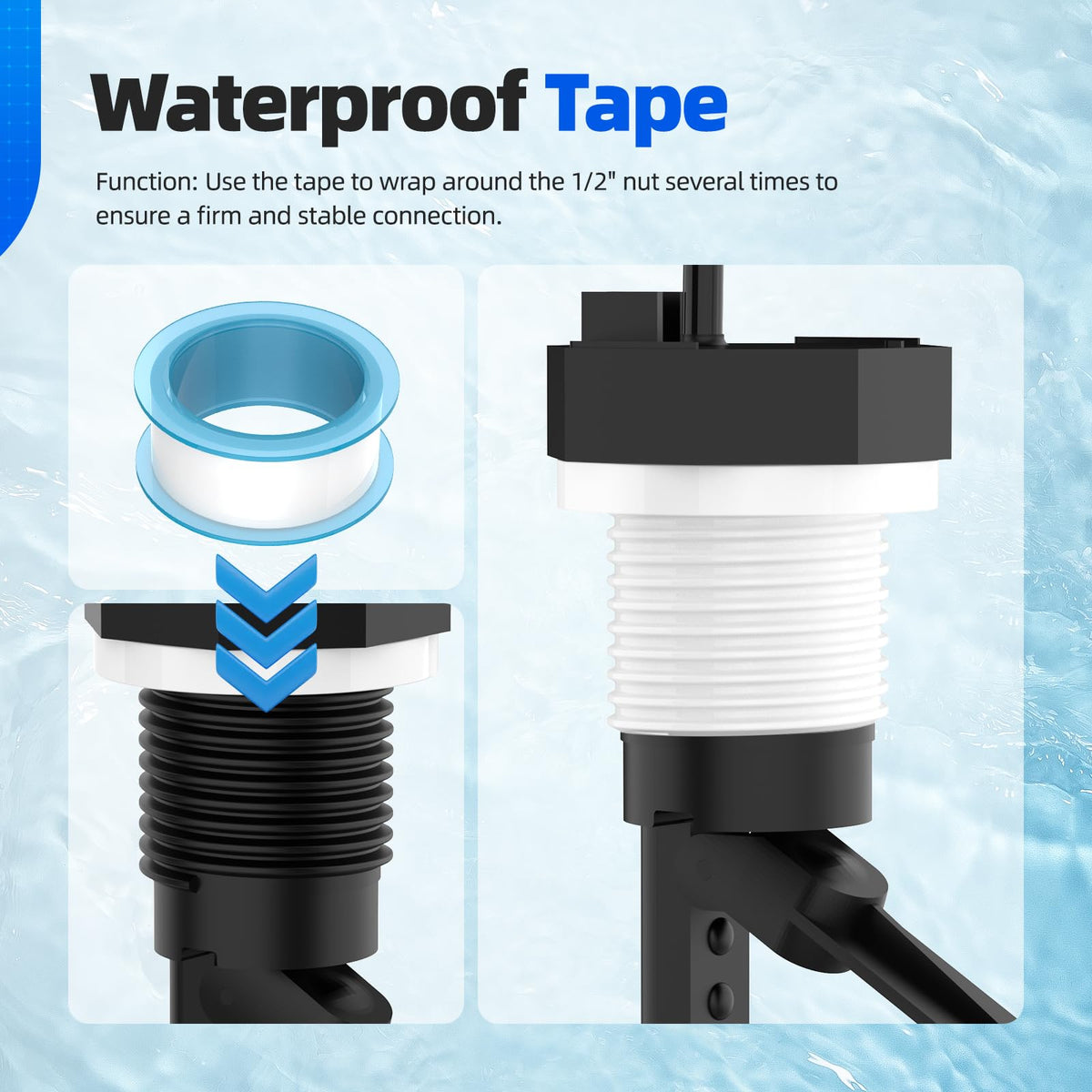 Gasket rings and waterproof sealing tape from Hoodutric.