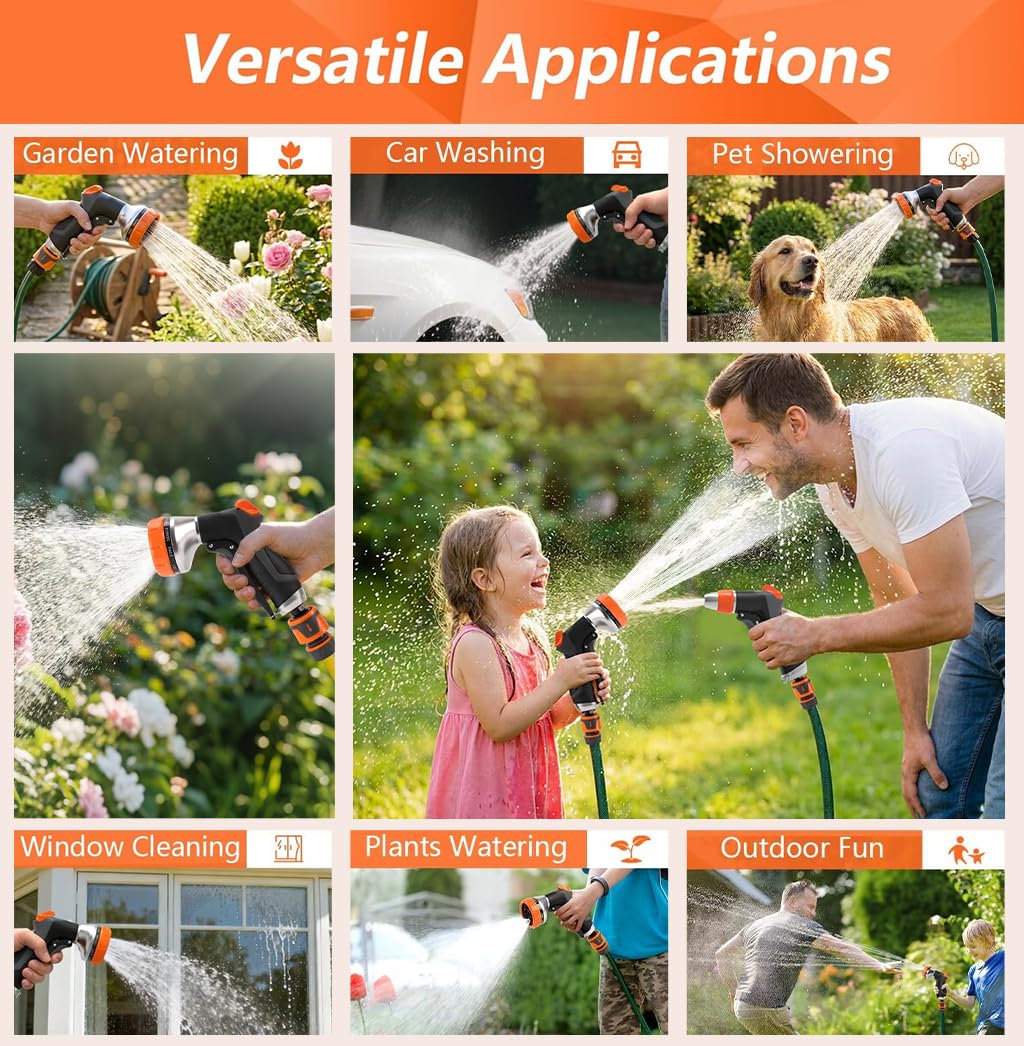 Hoofun universal quick-connect simplifies setup with standard hoses.