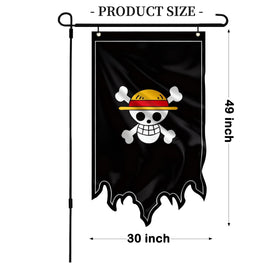 hoomdabox straw-hat skull banner detail print shows vibrant colors and crisp graphics.