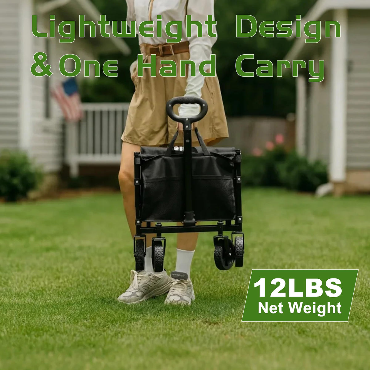 HOOPLE wagon ideal for beach days, gardening, camping, and shopping